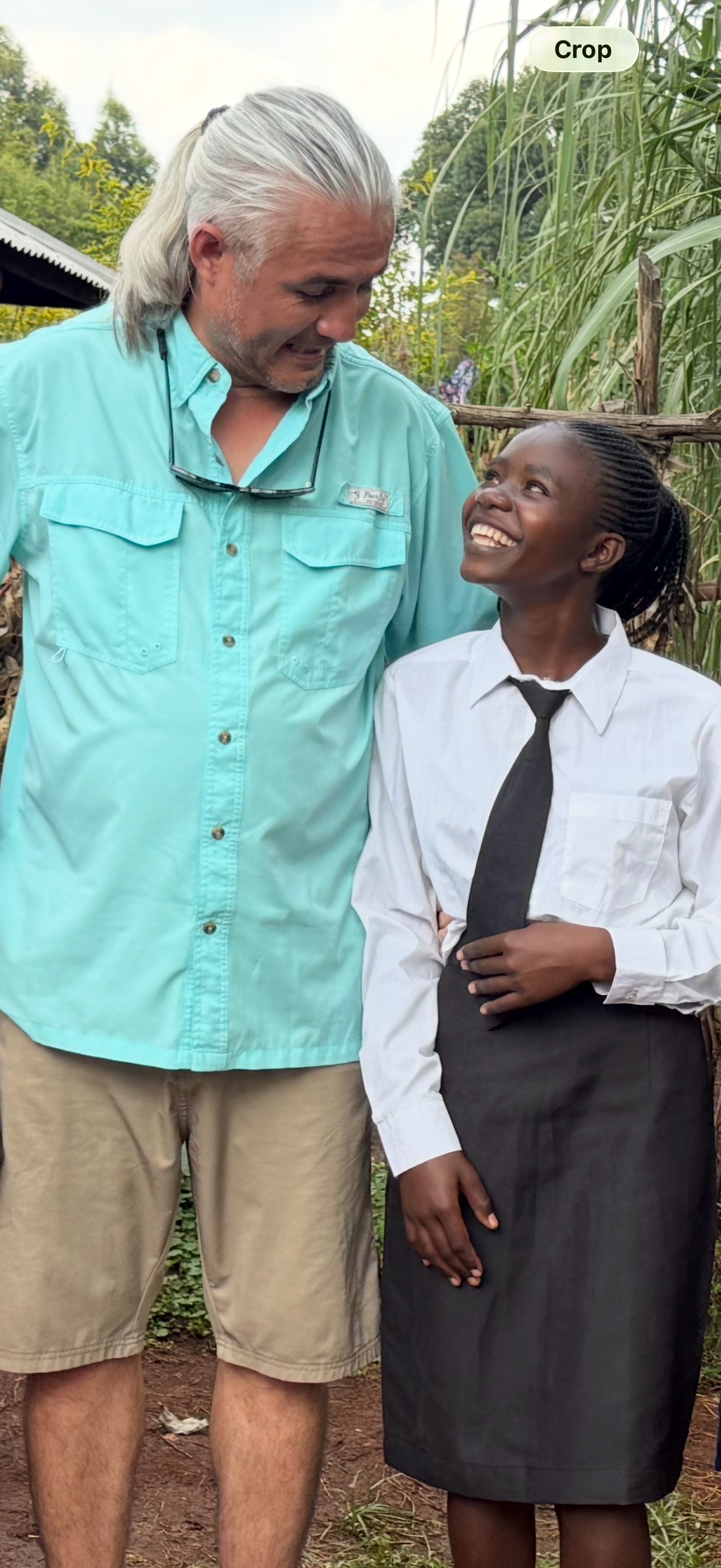 A Life Together Alliance supporter sharing a joyful moment with a student